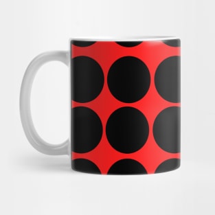 Black And Red Pattern Mug